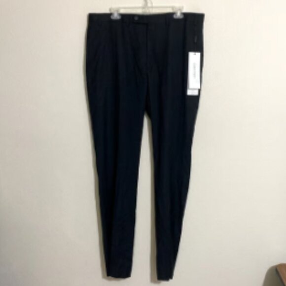 CALVIN KLEIN Men's Dress Pants w Horizontal Stripes Size 38x34 - Picture 4 of 11